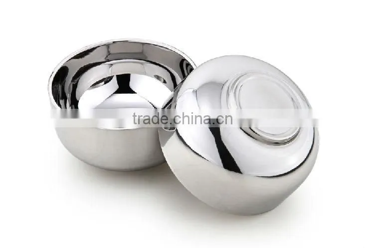 stainless steel double-layers Korea-style bowl