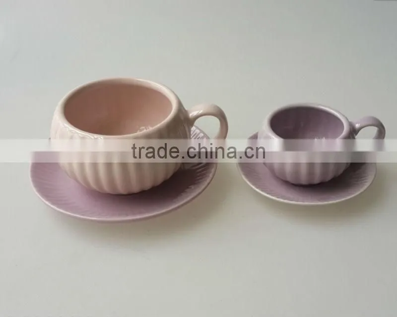 Factory wholesale 100cc ceramic coffee cup set