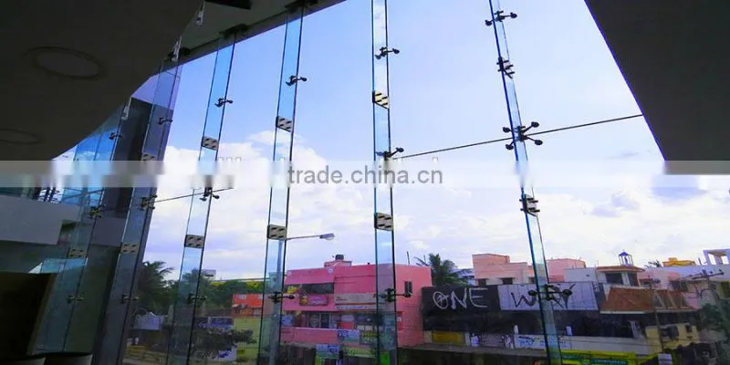 stainless steel 304 curtain wall spider fitting glass spider system spider fin
