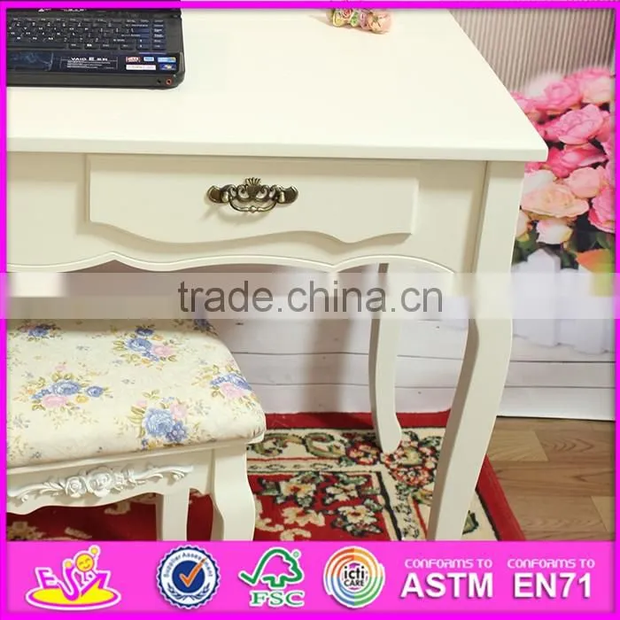 2016 wholesale luxurious solid wooden bedroom vanity W08G192