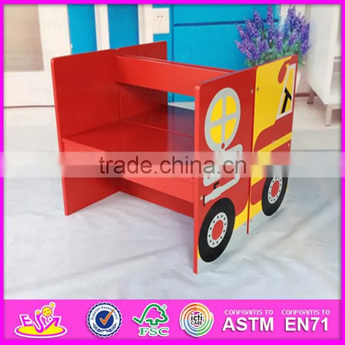 2015 Multifuction Kids Study Table With Chair,Funny children writing table chairs,Car design cute wooden table and chair WO8G143