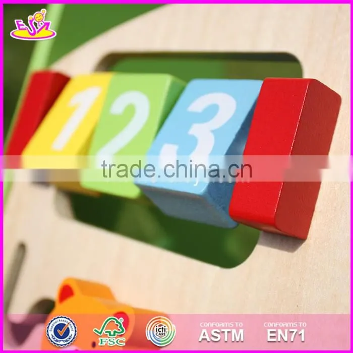 Wholesale best design multi push along wooden baby walking toys W08J001