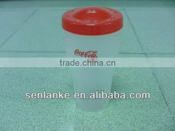 ps plastic water cup with lid and rope