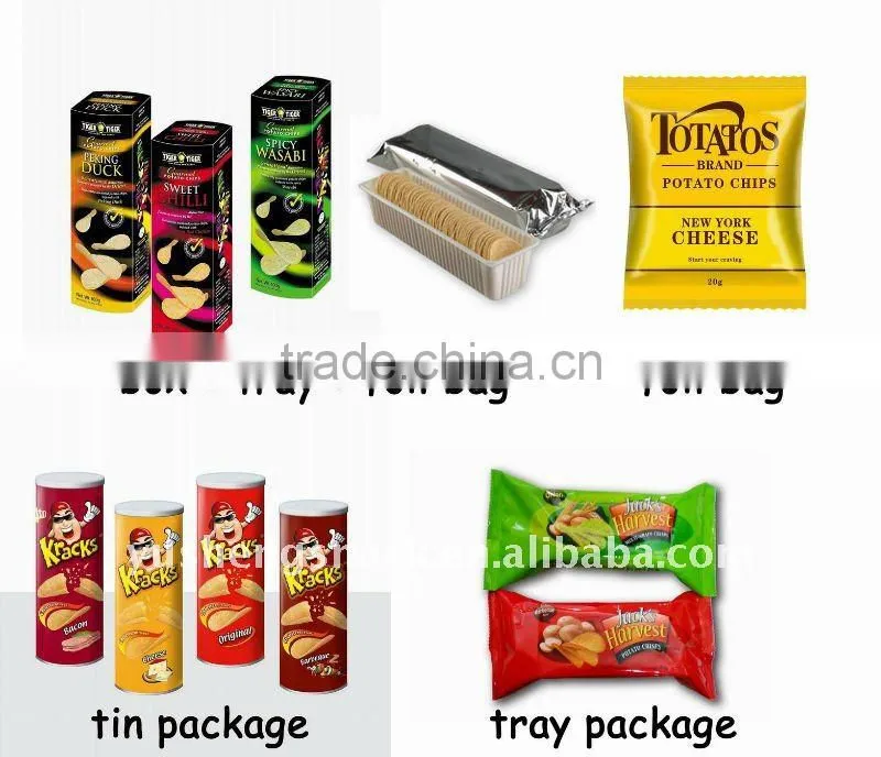 Crispy KRACKS potato snacks (canned potato chips)
