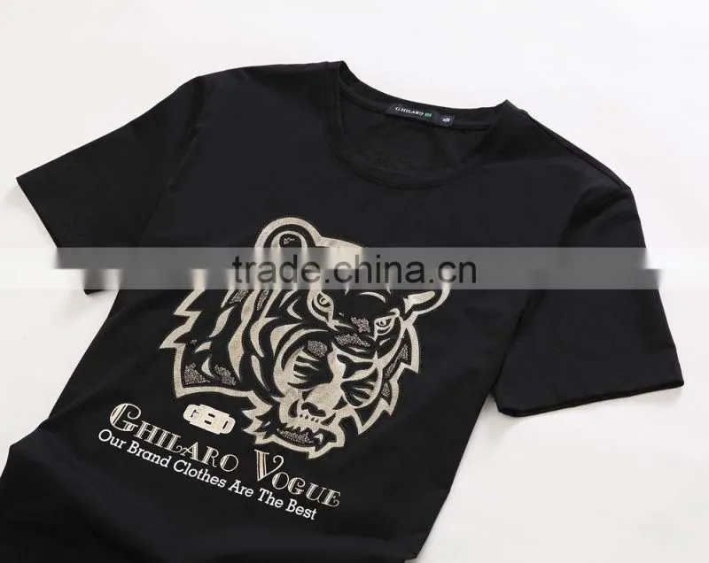 Men's 95%cotton 5%spandex blank mens t-shirts wholesale