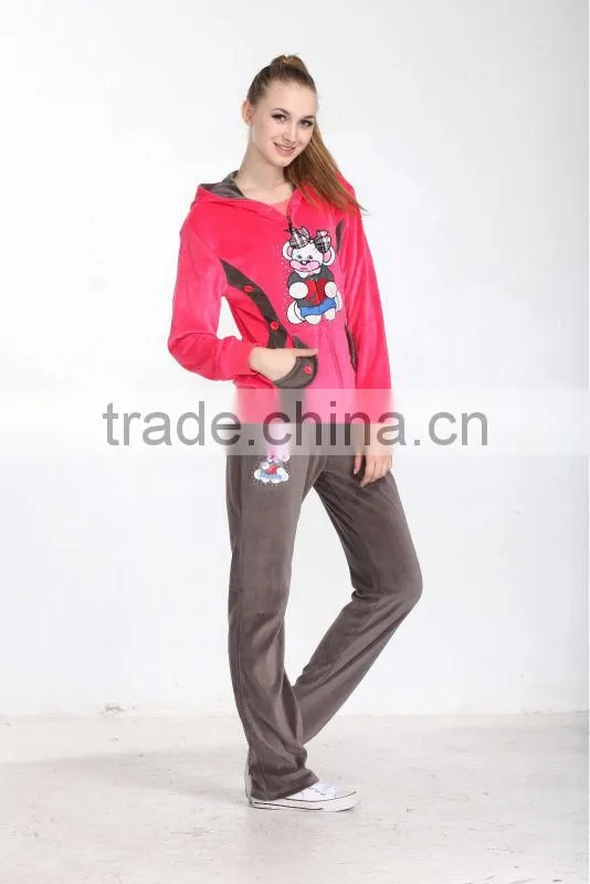 High Quality Women Set Print neck designs elegant ladies suits