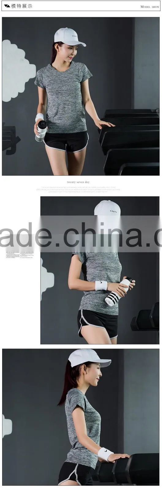 Yoga Wear Tops Sportswear Fitness Slim Gym clothing