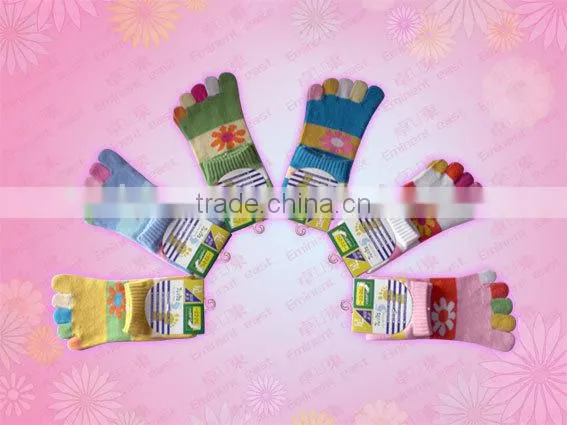 custom material Heel Ankle Socks with finger