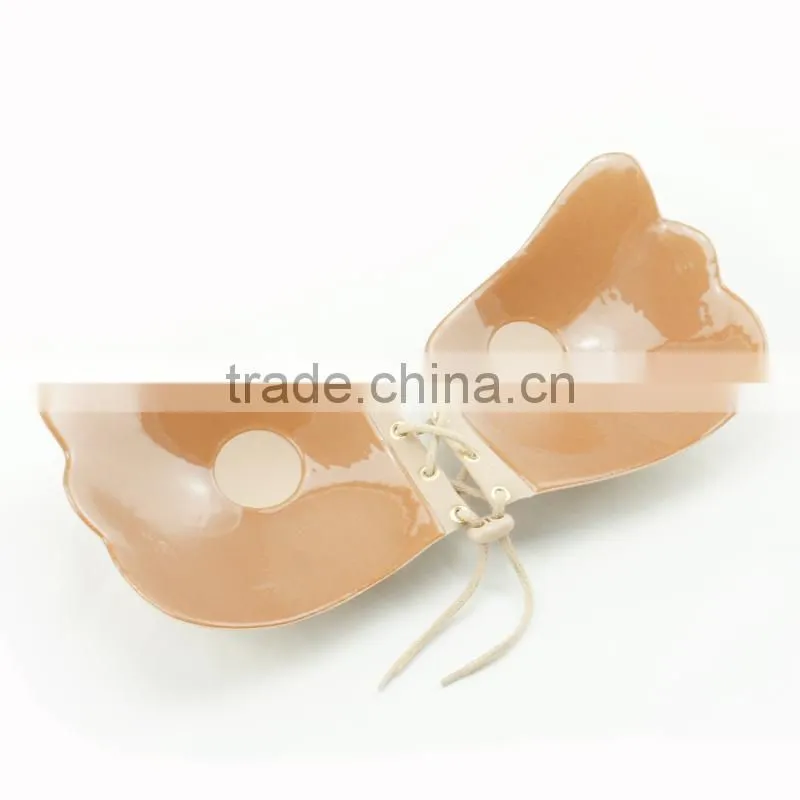 hot selling one with string invisible bra of angel-shape