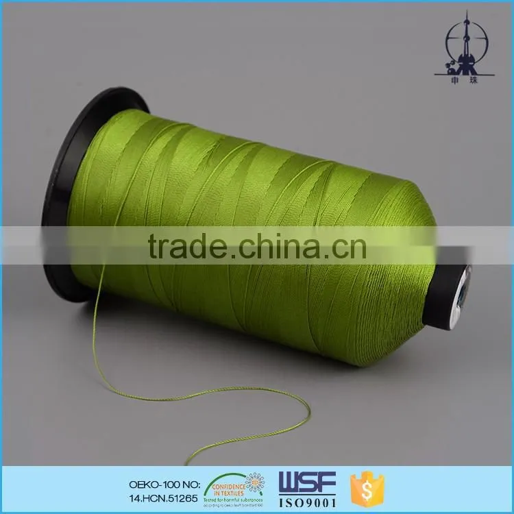Wholesale high strengh polyester bag sewing thread 420D/3