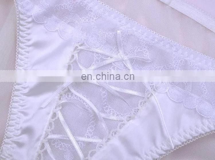 On Sale White Lace Hot Girl Underwear Designs Wholesale