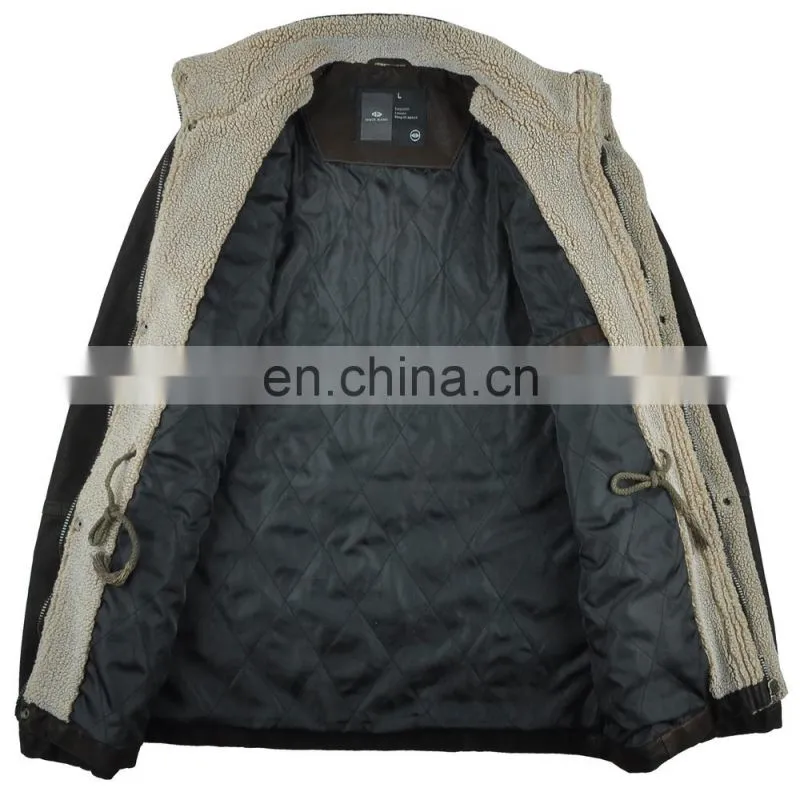 2015 lastest fashion handsome lamb leather jacket