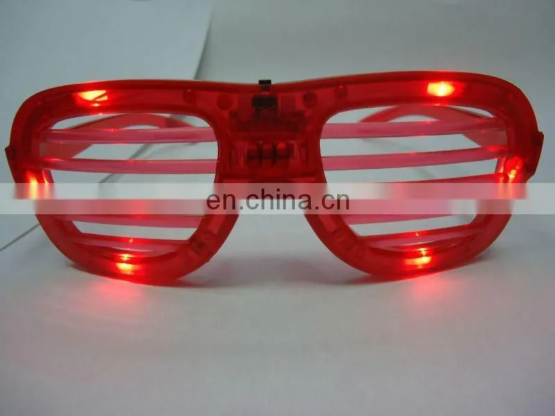 Red LED shut Glasses