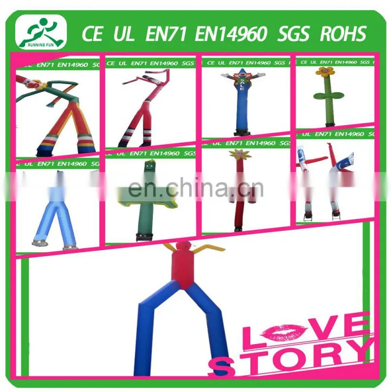 Hot sale mini inflatable air dancers/inflatable wave man/inflatable air dancer for slaes