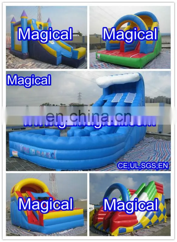 Blue inflatable slides toy / inflatable slide
