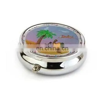 2014 New Supply metal wholesale pill box wholsale decorative dubai tower pill box crystal pill box