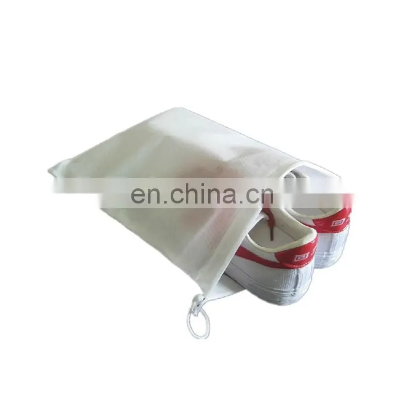 eco-friendly Cotton Draw String Shoe Bag