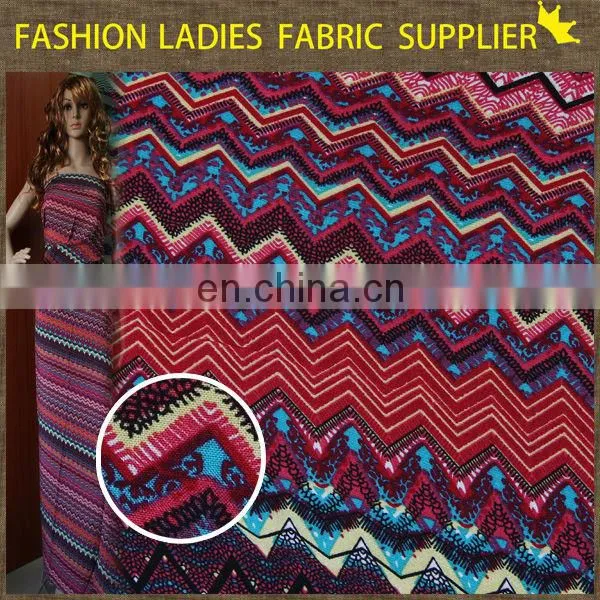 Rayon challis print fabric,rayon woven fabric,stretch polyester rayon blend fabric