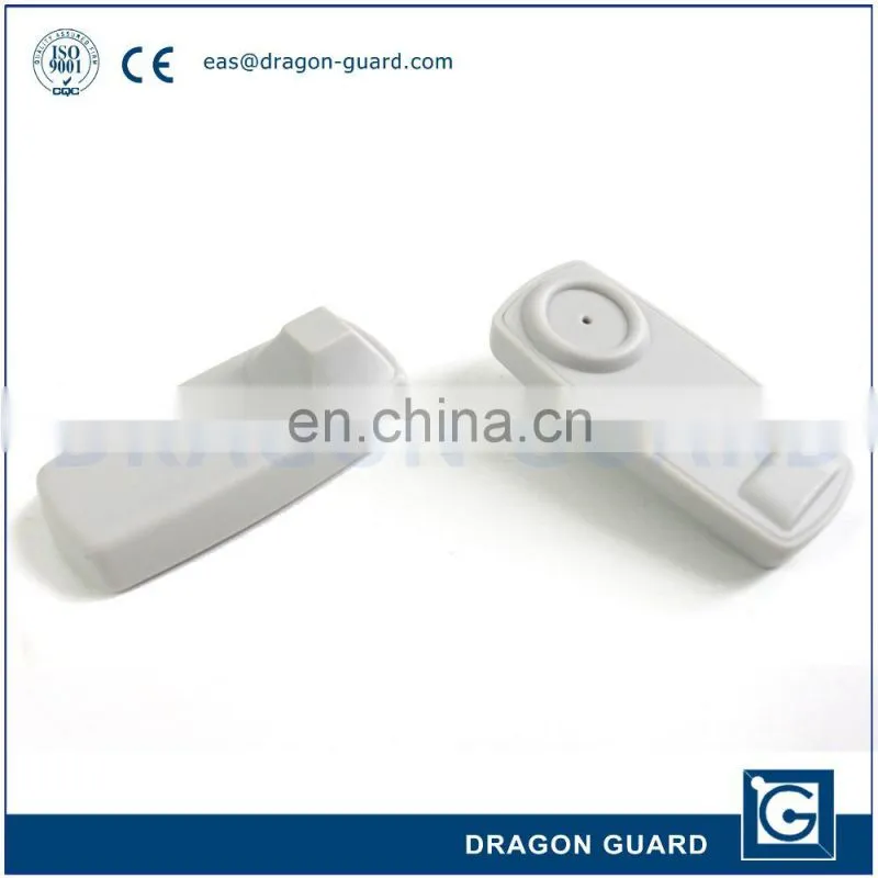EAS factory clothing store 8.2khz tag, RF hard tag, EAS Vertical Square tag for clothes
