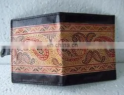 Genuine Leather gents wallet manufacturer, original leather wallet exporter