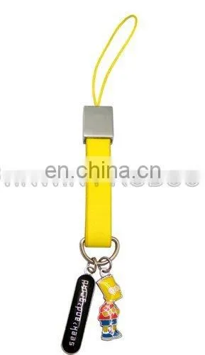 2017 promotional soft PVC mobile strap