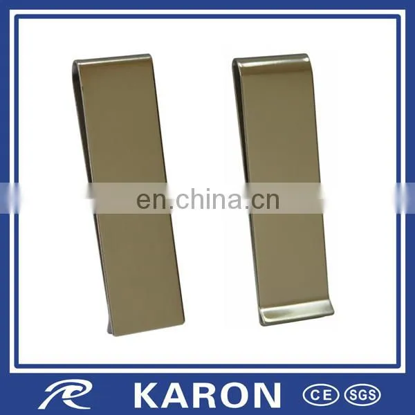 stainless steel money clamp for brand promotion