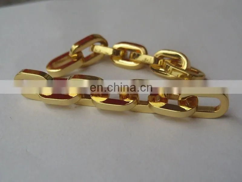 Elegant parts washable accessories Fashionable Metal Chain Links For Bag / Shoes and Cloth