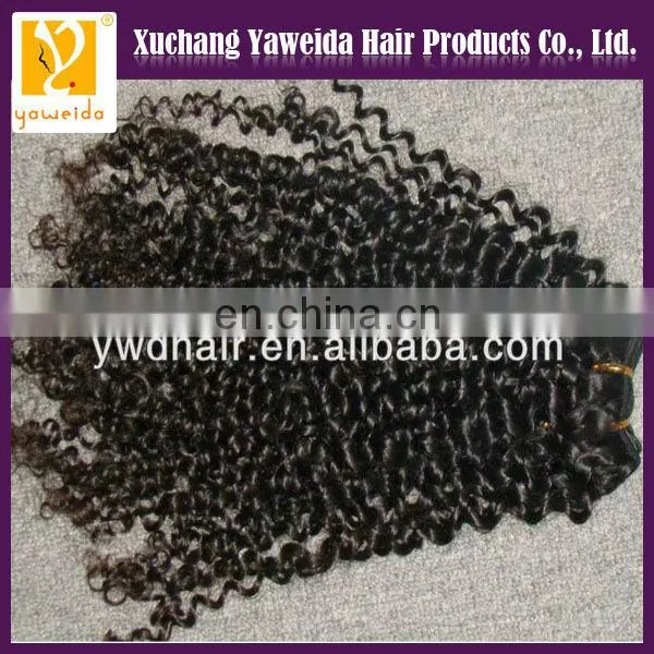 curly wave raw cut from one donor 5a virgin peruvian hair extensions