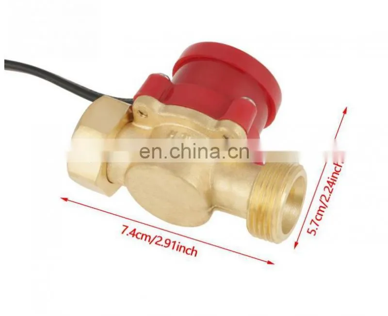 Pump Flow Switch HT-60 220V 0.5A G3/4 Thread Circulation Pump Connector Pressure Controller Switch