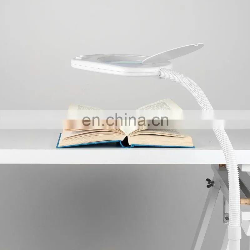 led magnify floor lamp for reading task light home decor