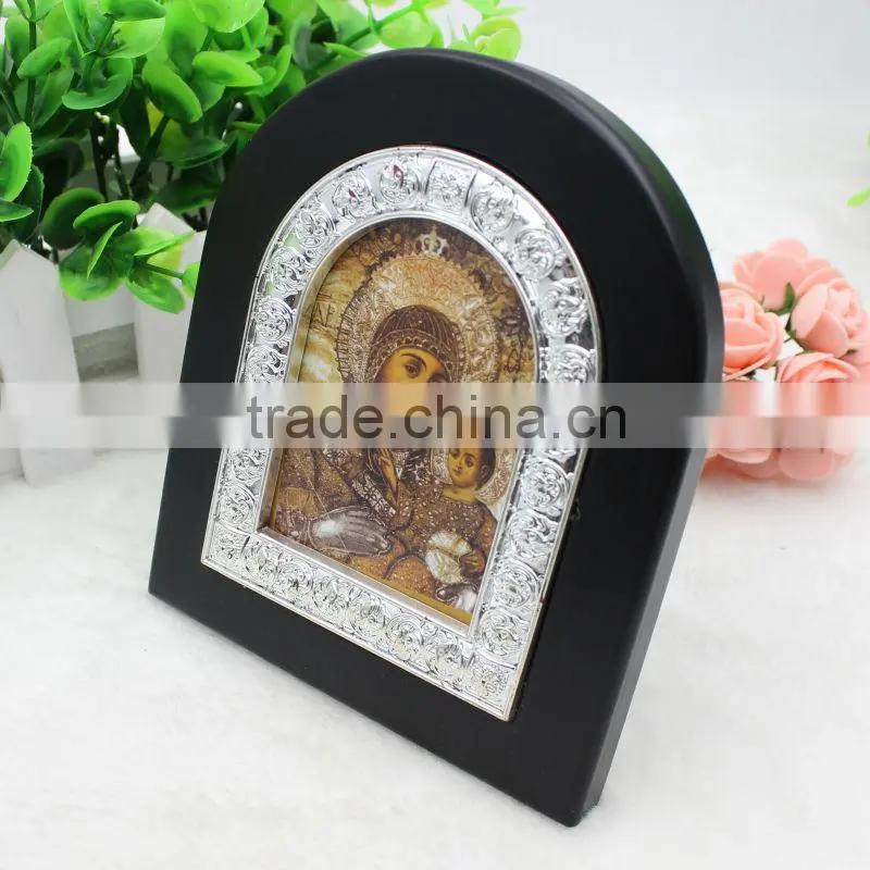 Virgin Mary Of Bethlehem Wood Frame Wood Icon
