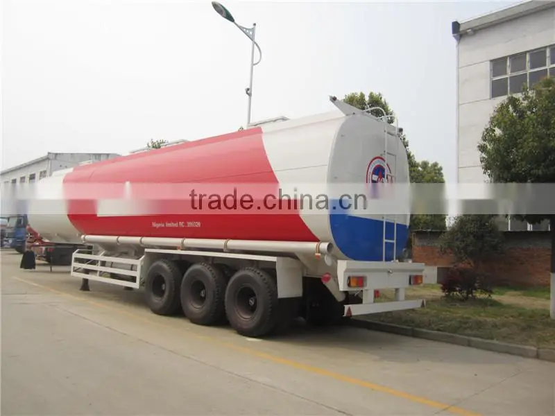 3 axles 50000liters fuel tanker semi trailer for sale