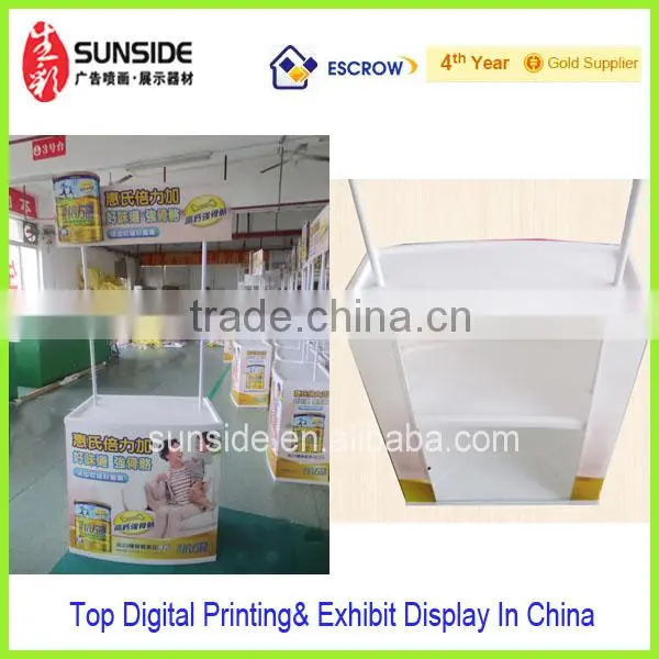 Hot sales portable promotion counter/promotion table displayQ-01.09
