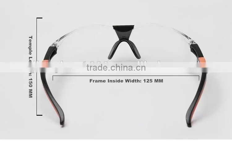 Custom brands machine welding goggle clear lens color dustproof eye glasses