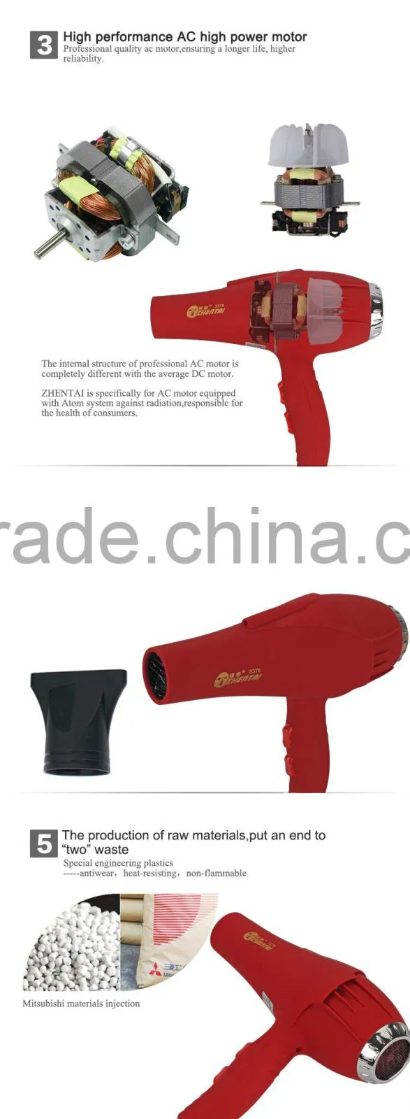 Wholesale Commercial Hair Dryer Hair Dryer Price No Noise Hair Dryer
