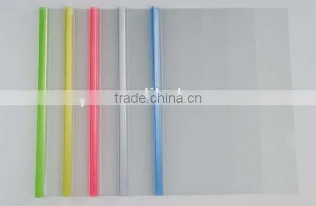 pp/pvc plastic clip report cover a4 office wholesale business clip file folder