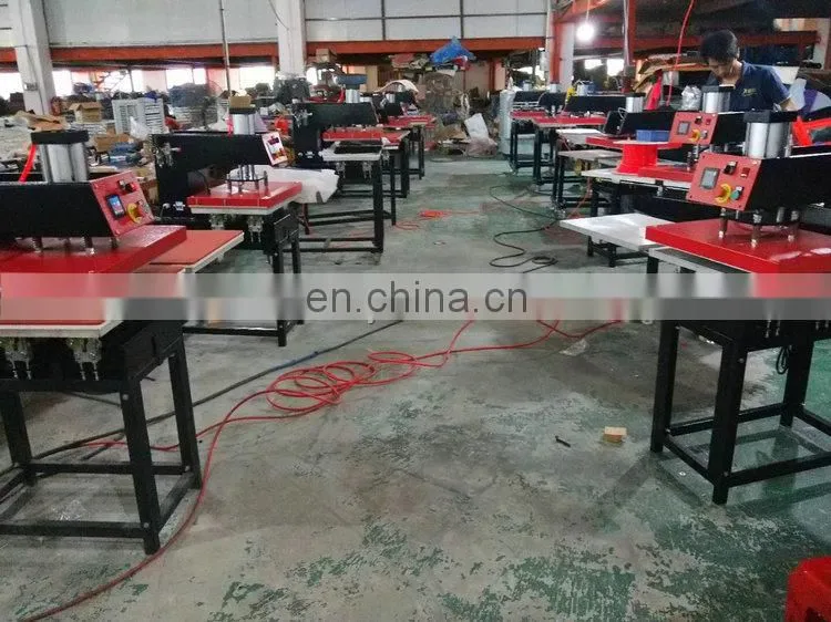 LCD Pneumatic Automatic Double Station Pneumatic Heat Press Machine (38*38cm/40*50cm/40*60cm optional,custom-made welcomed )
