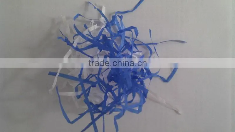 Basket Stuffering Crinkle Cut Zig Zag Paper Shredded, Raffia Paper Litter