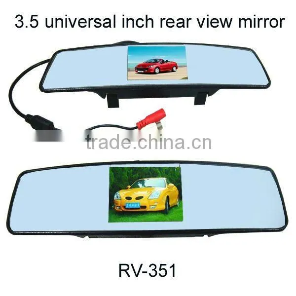 3.5 inch car rear-view mirror,glareproof mirror,convex mirror
