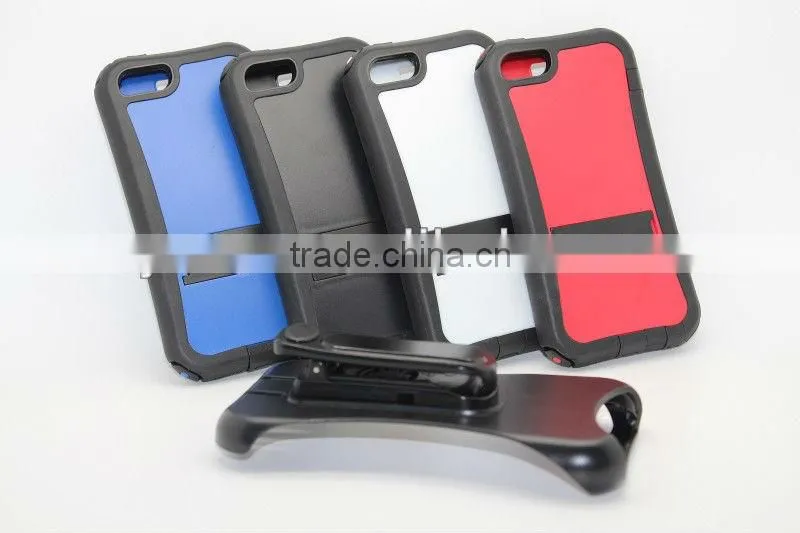 for iphone 5 case 3 in 1 clip case