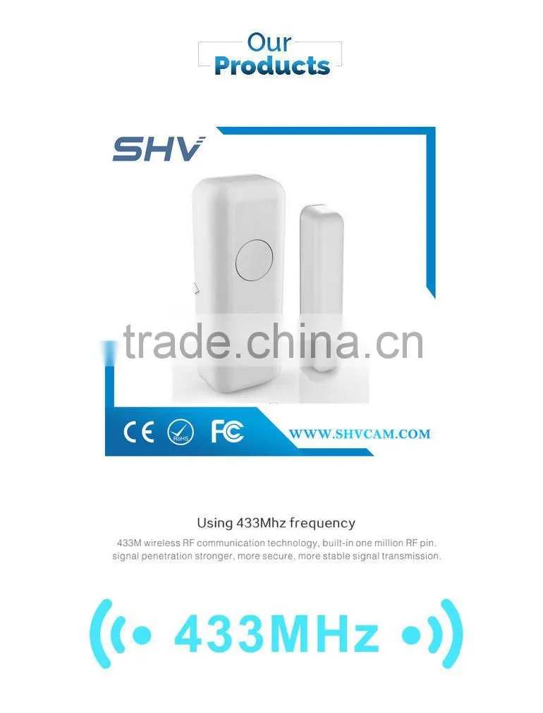 Wireless automatic door sensor