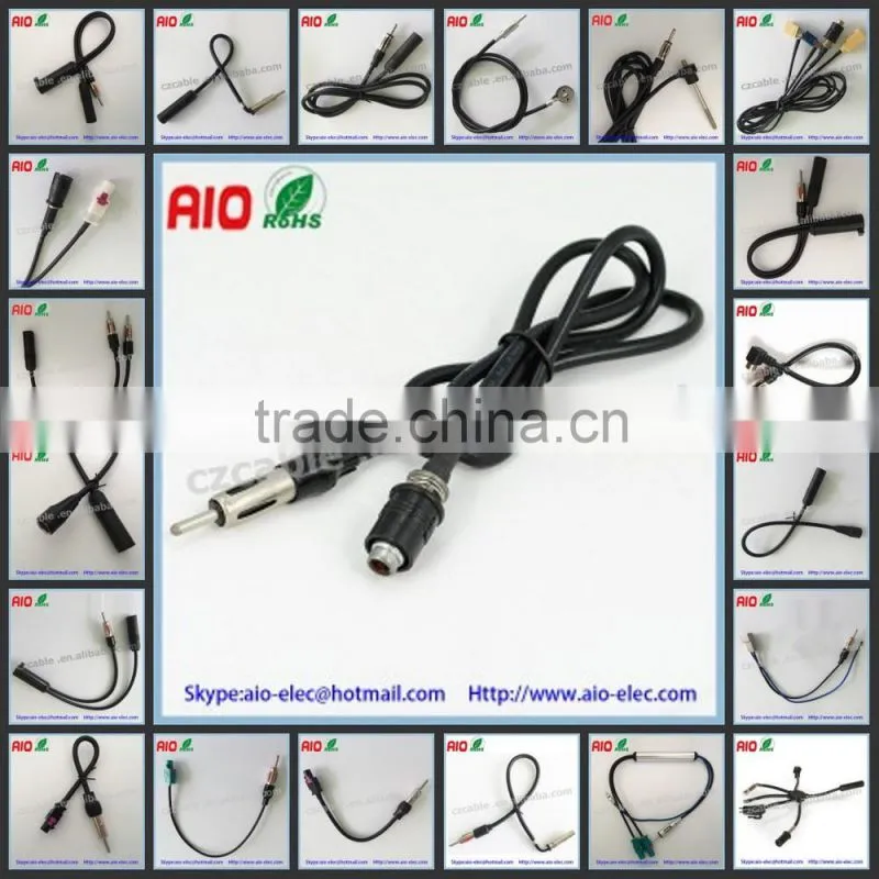 Factory Antenna to Aftermarket Radio fm Adapter for Select 1988-up BMW SMART Vehicles