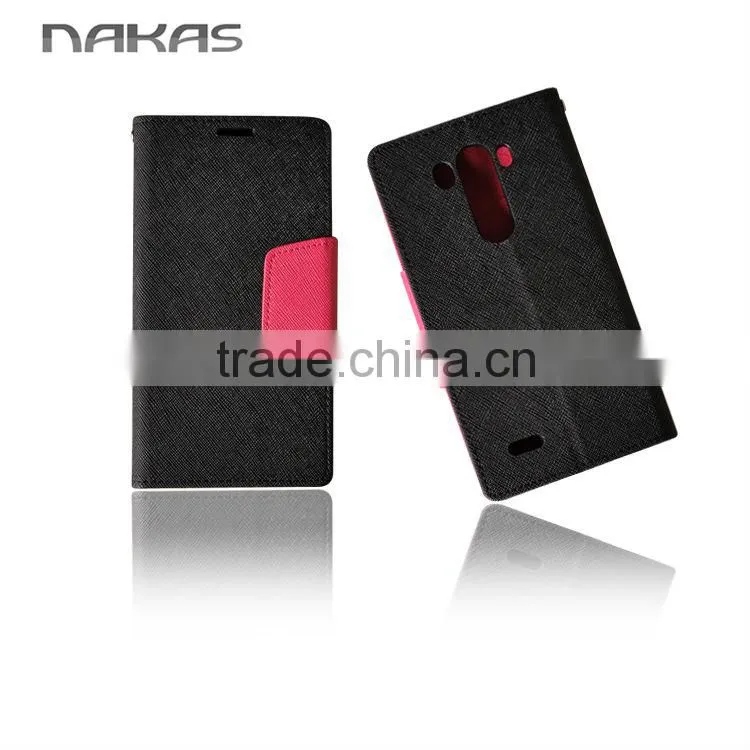 Alibaba phone case manufacturer Direct Sale smartphone flip leather case for LG G3
