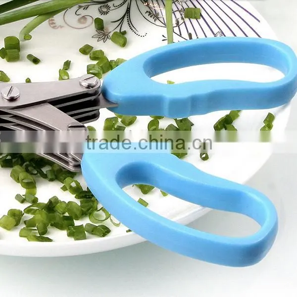 Durable use Best selling herb scissors 5 blades herb scissors kitchen scissors Kitchen Shears