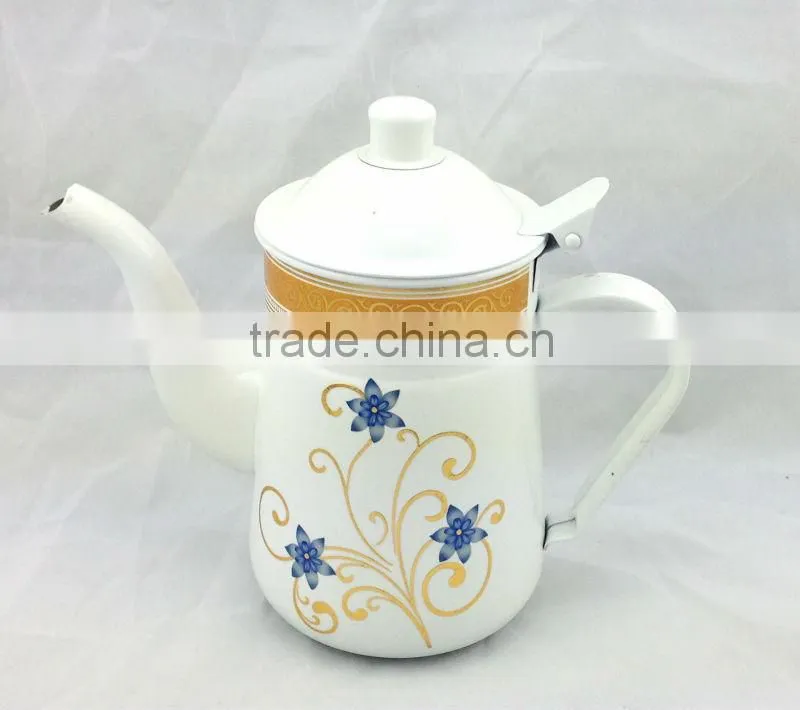 Stainless steel Coffee Jar Milk Jar with Decor 1.2L 1.6L