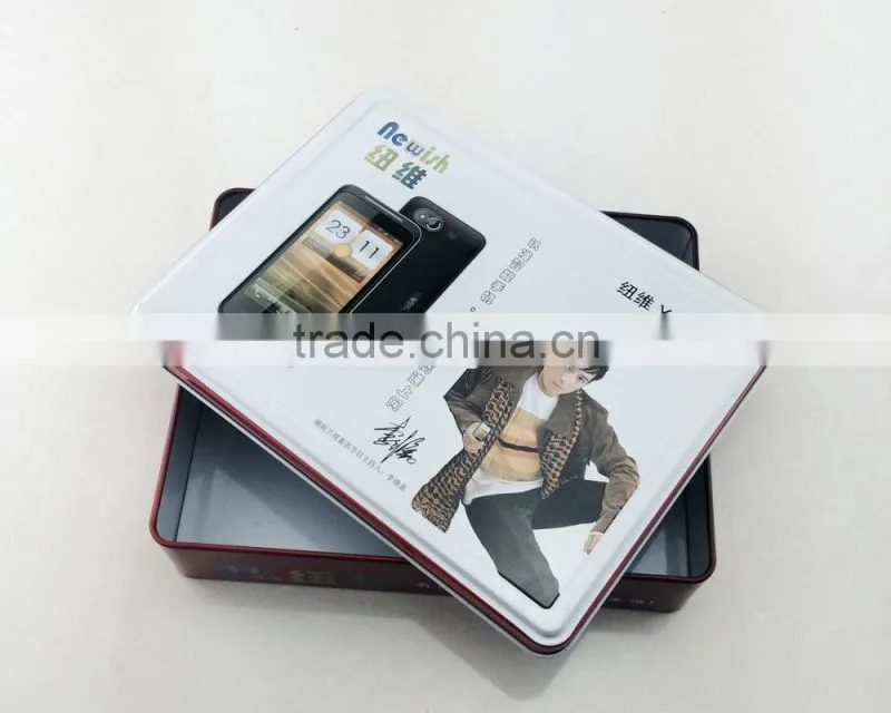 NUVEA mobile phone tin cans