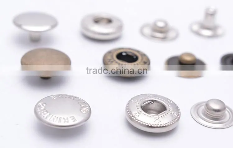 New Product Clothing Metal Button Prong Ring Snap Fastener