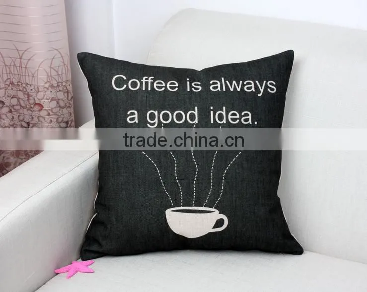 European and American style pillow, cotton and linen cushion for leaning on, restoring ancient ways to figure custom