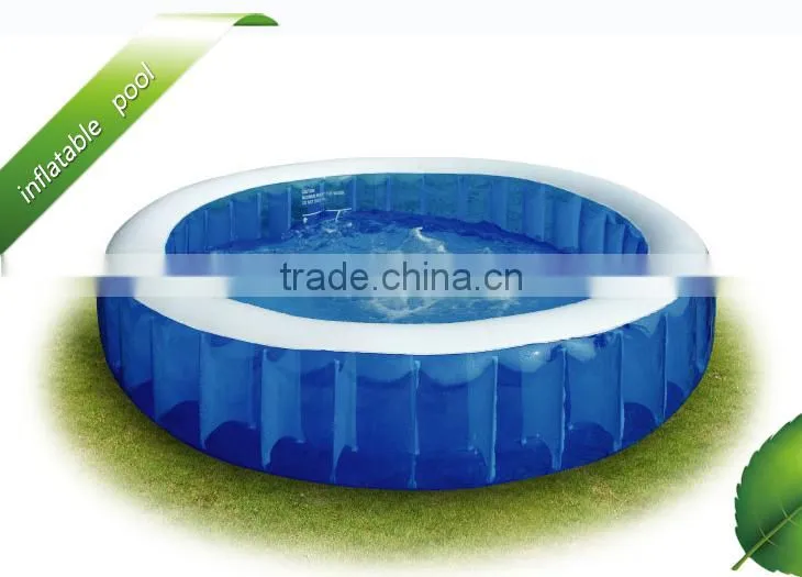 Bule large PVC inflatable pools for kids