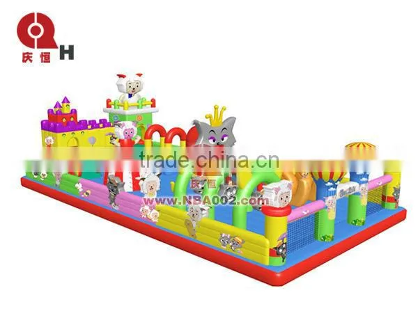 QHIC03 Outdoor Amusement Park Inflatble Children Castle